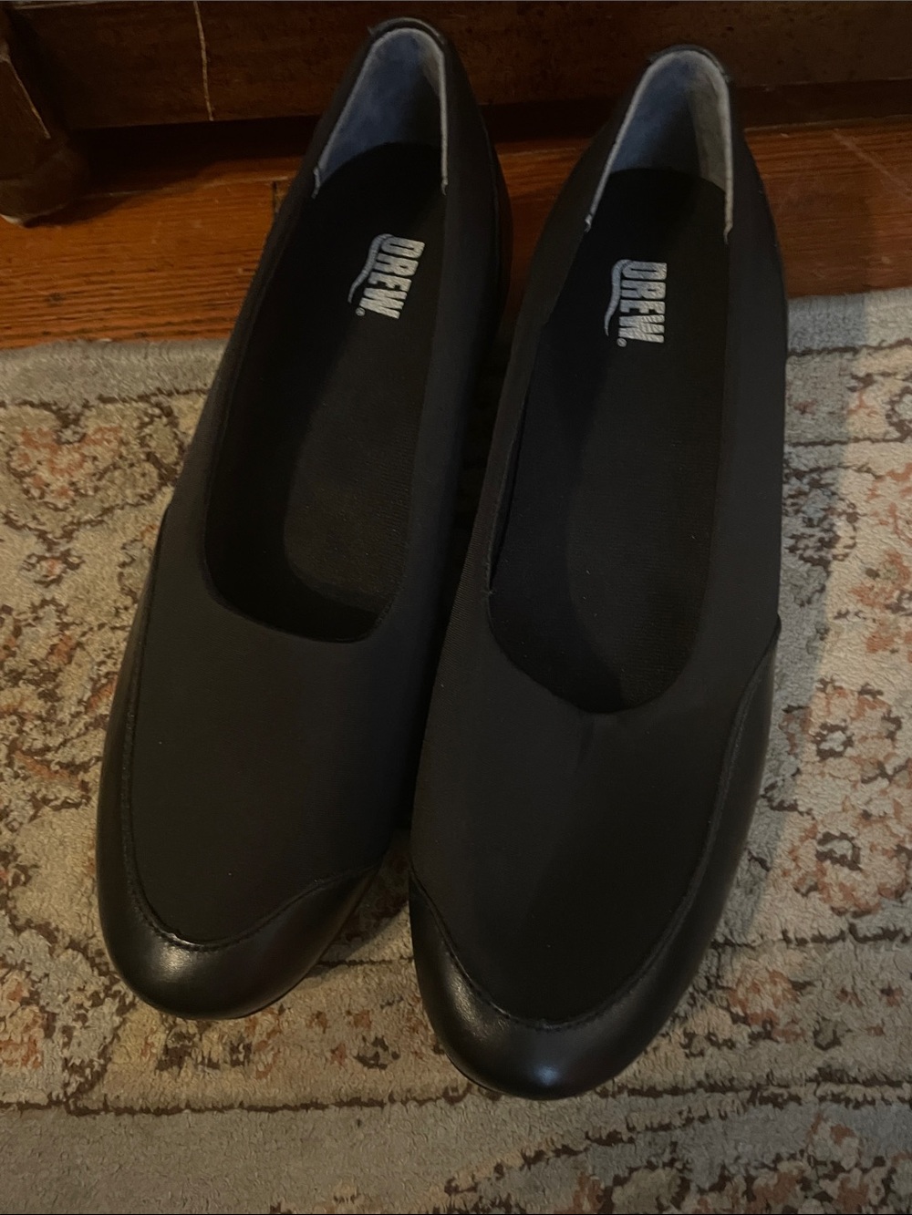 DREW Black slip-on wedge| size 9.5